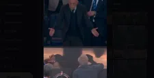 Bijzondere beelden: Pérez in de clinch met eigen fan en spandoek wordt verwijderd