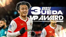 Thumbnail for article: VP Award 2026: Ueda maakt Slots belofte alsnog waar bij Feyenoord