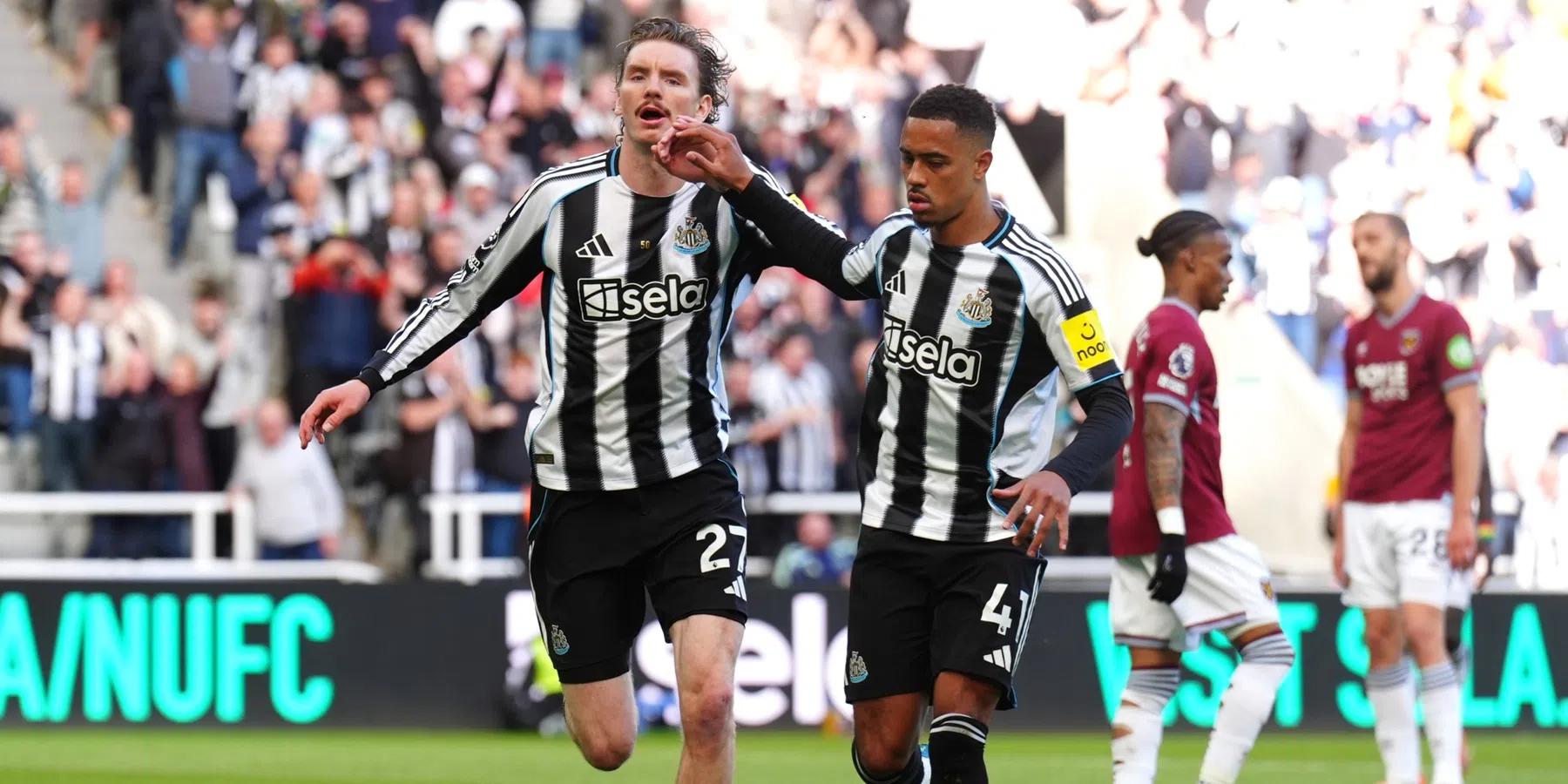 Newcastle deelt keiharde tik uit aan West Ham, gejuich bij concurrent Spurs