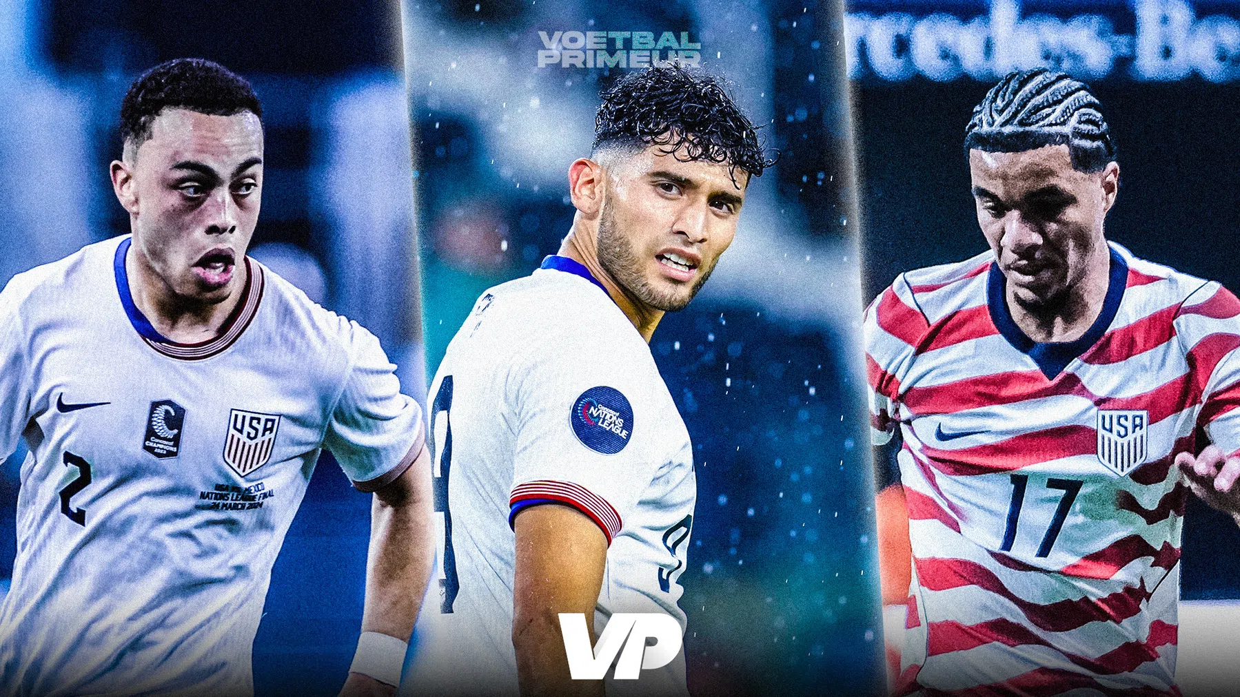Pepi, Dest en Tillman in WK-selectie Amerika