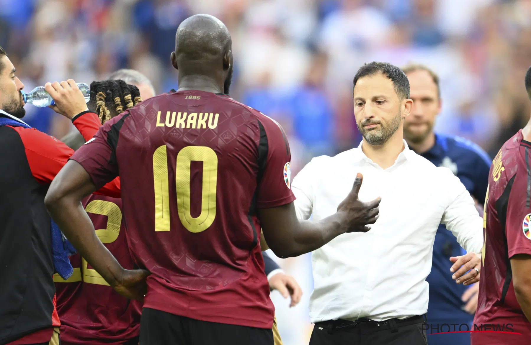 Romelu Lukaku over Domenico Tedesco