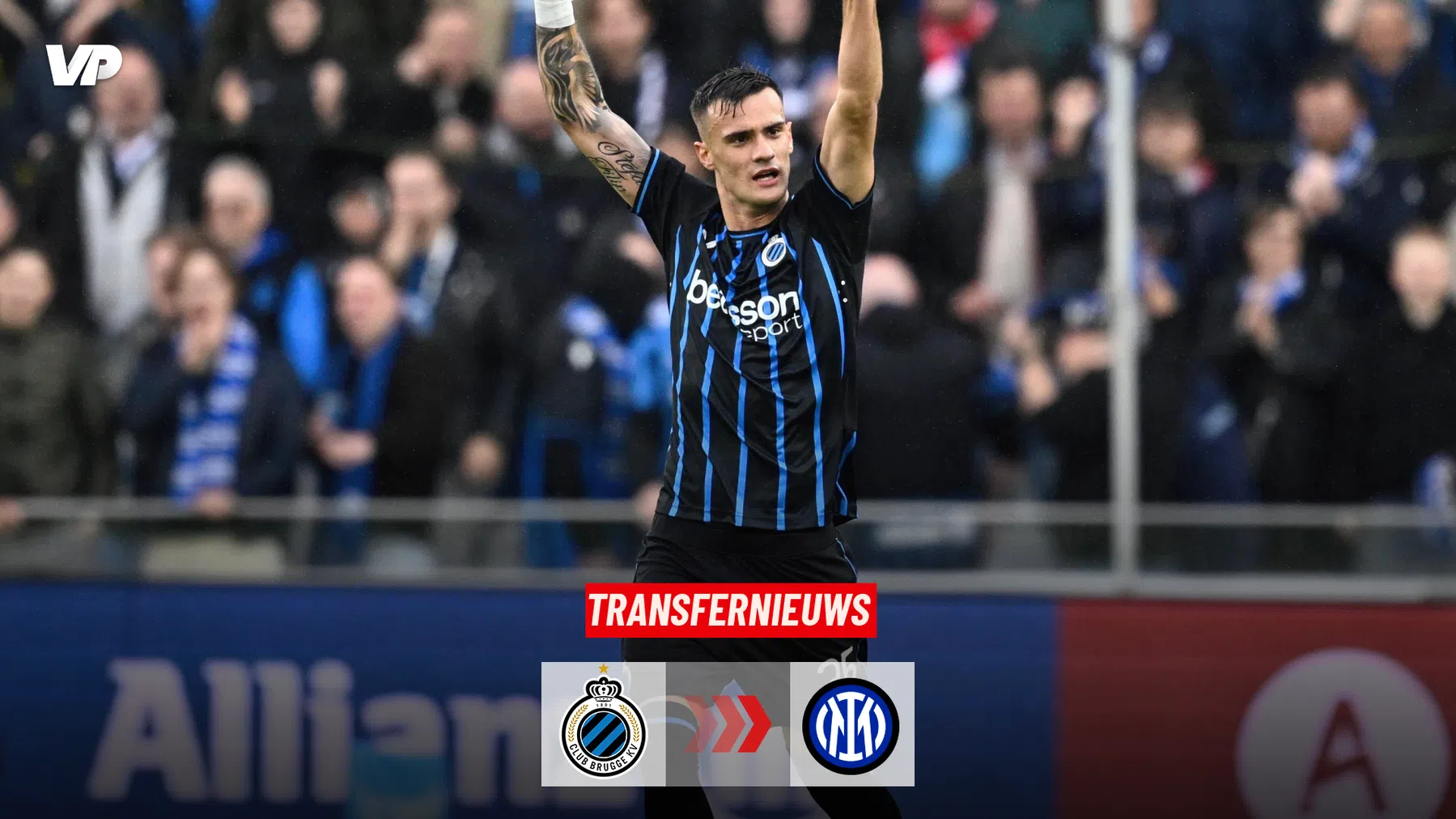 Zanetti vol lof over Stankovic van Club Brugge