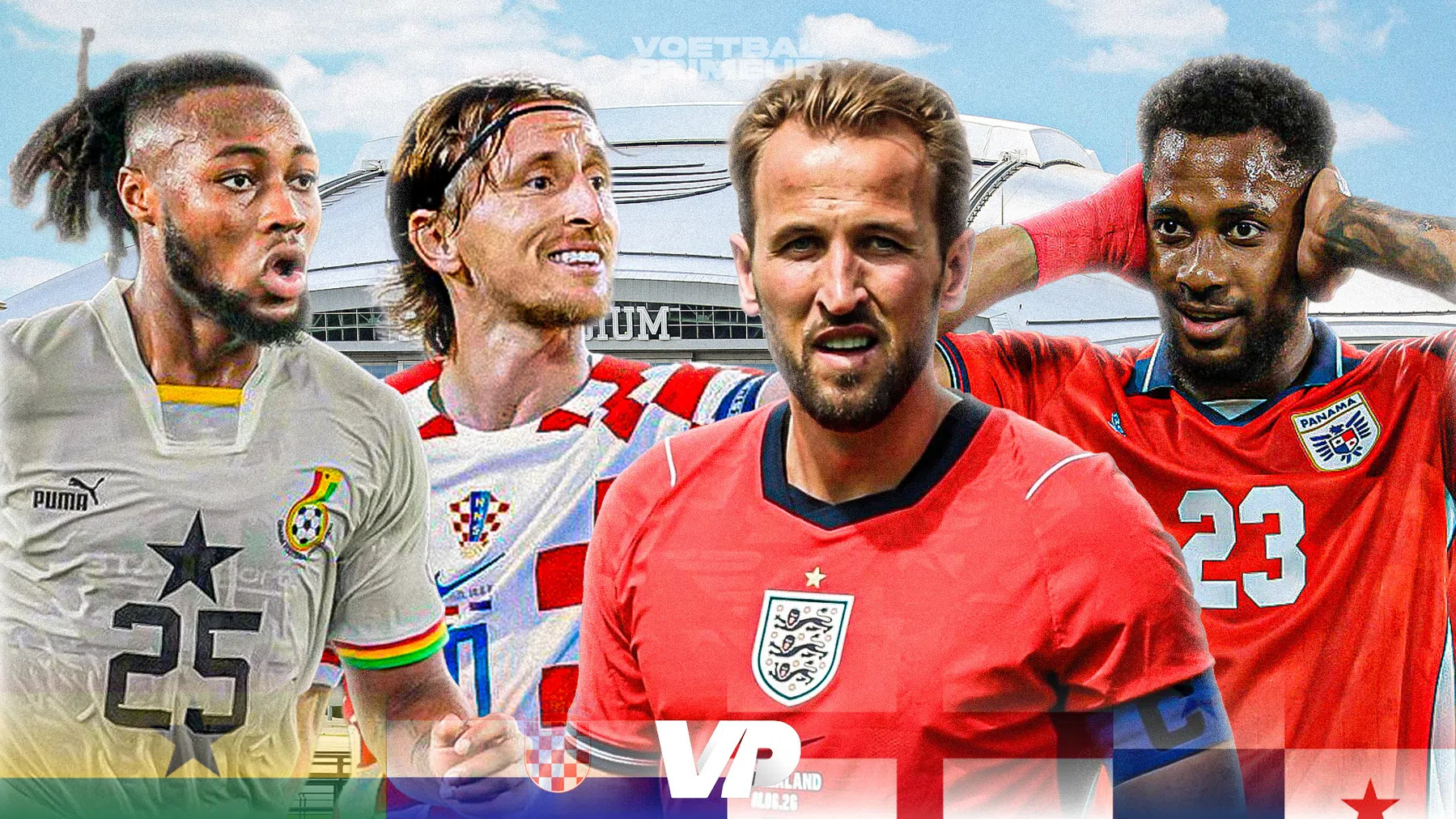 WK-Gids Groep L: Engeland treft Kroatië en Ghana