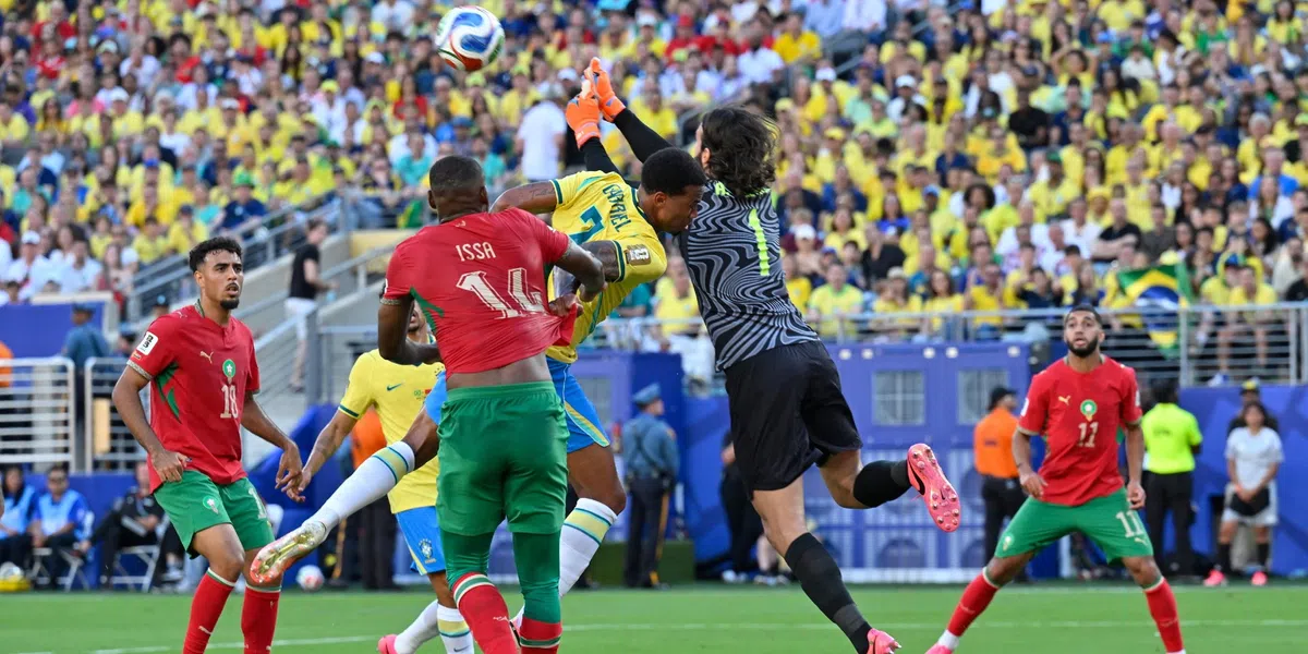 Saibari's schitterende goal bezorgt Marokko punt tegen Brazilië