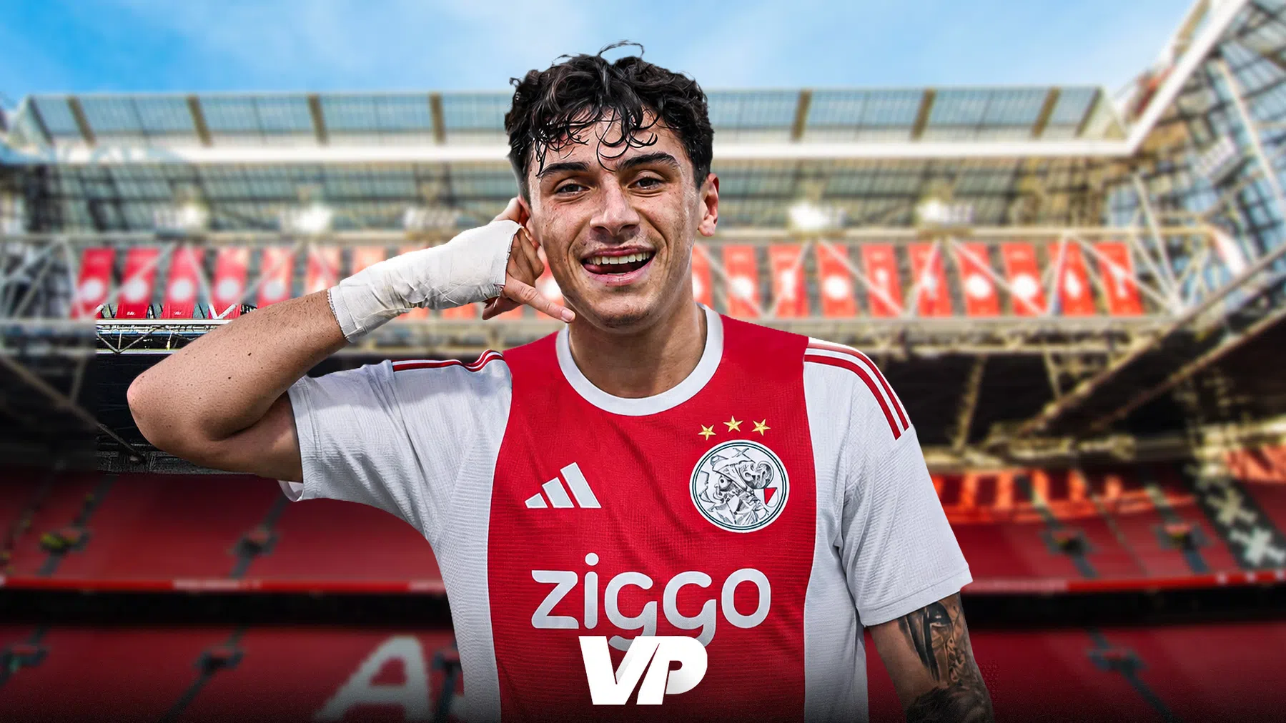 Ajax-aanwinst Pugno hoopt op debuut in hoofdmacht