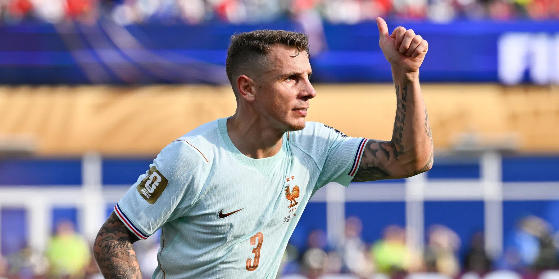 Digne laat voor het eerst van zich horen na uitschakeling Frankrijk op WK
