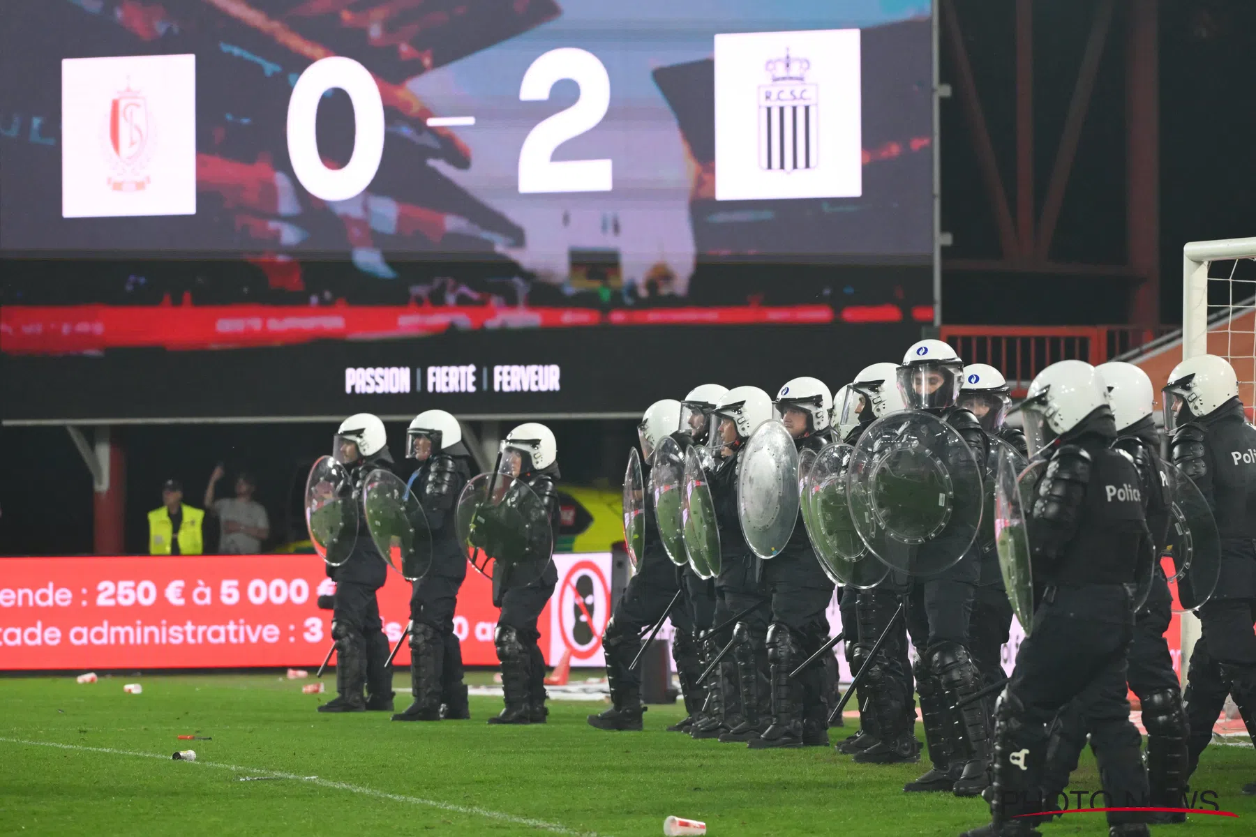 België zet stappen om voetbalgeweld harder aan te pakken