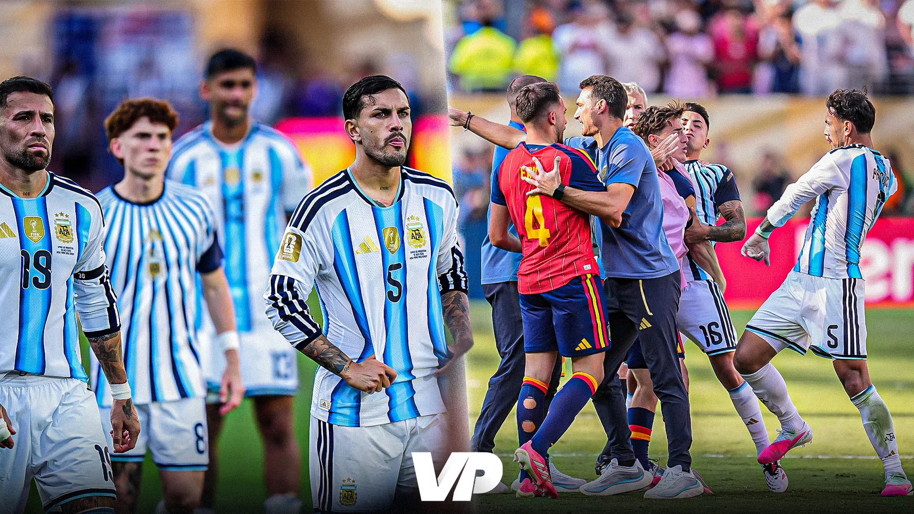 Bizarre compilatie van alle overtredingen bij Argentinië tegen Spanje in WK-finale