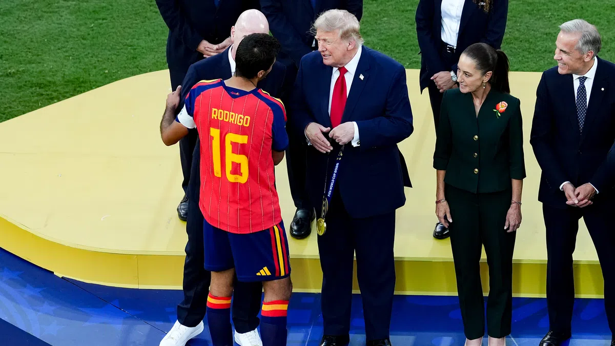 Eén Argentijnse speler weigert hand van Donald Trump, beelden gaan razendsnel rond