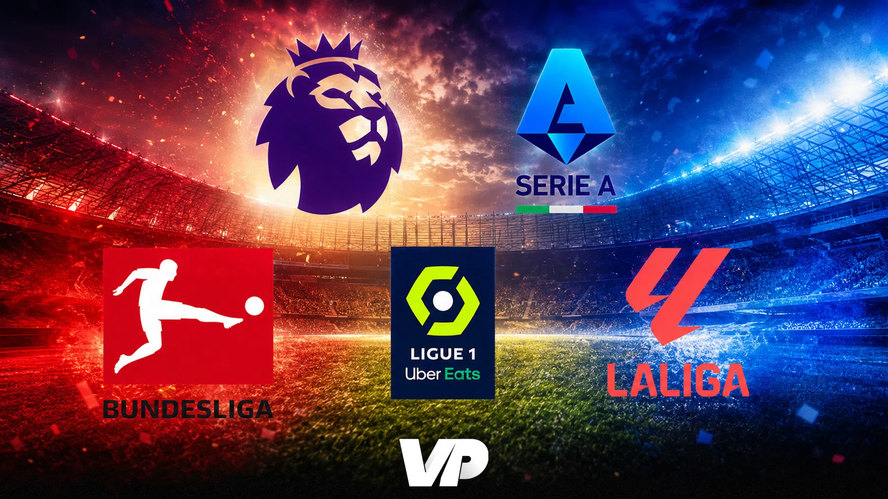 Op deze data beginnen Premier League, La Liga, Serie A, Bundesliga en Ligue 1