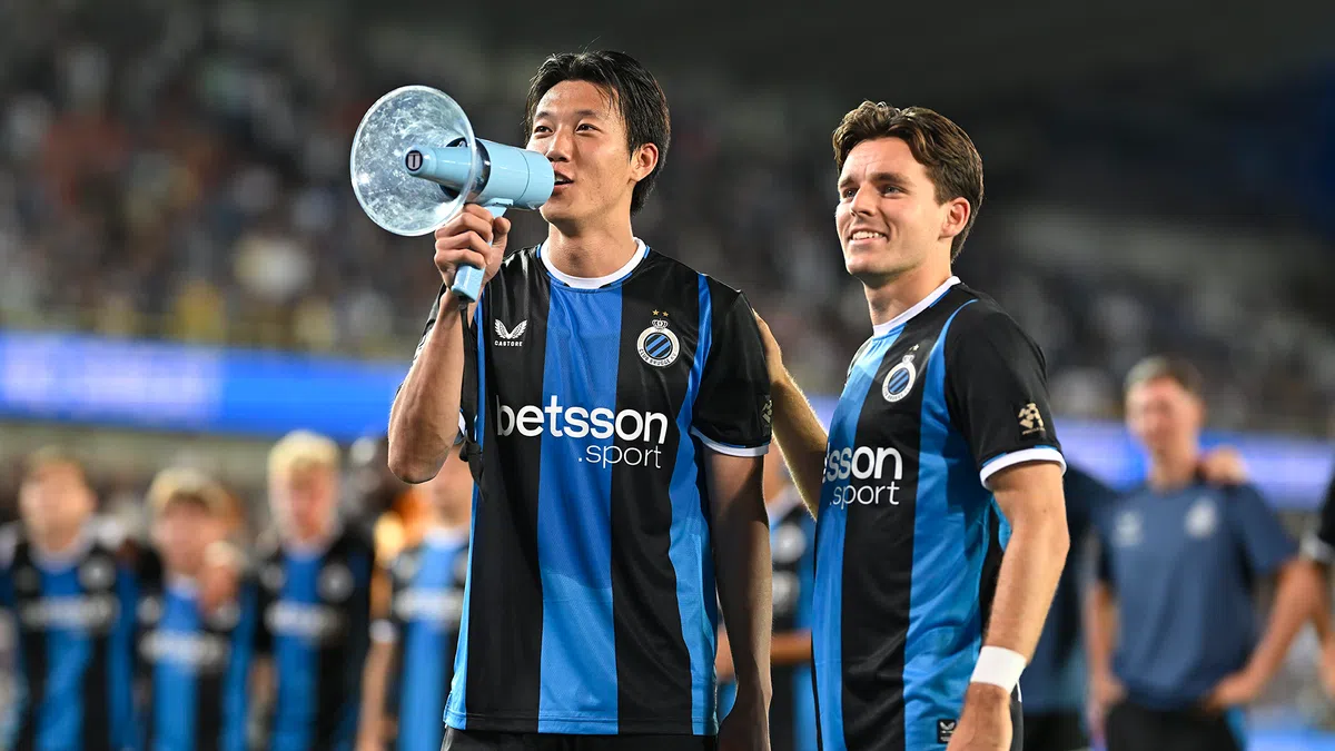 Photo: voetbalprimeur.be Newcomer Hanbeom Lee Instantly Wins Over Club Brugge Fans After Stellar Debut