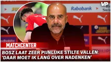 Bosz velt hard oordeel over teleurstellend PSV: 'Alle positiviteit verdwijnt dan'