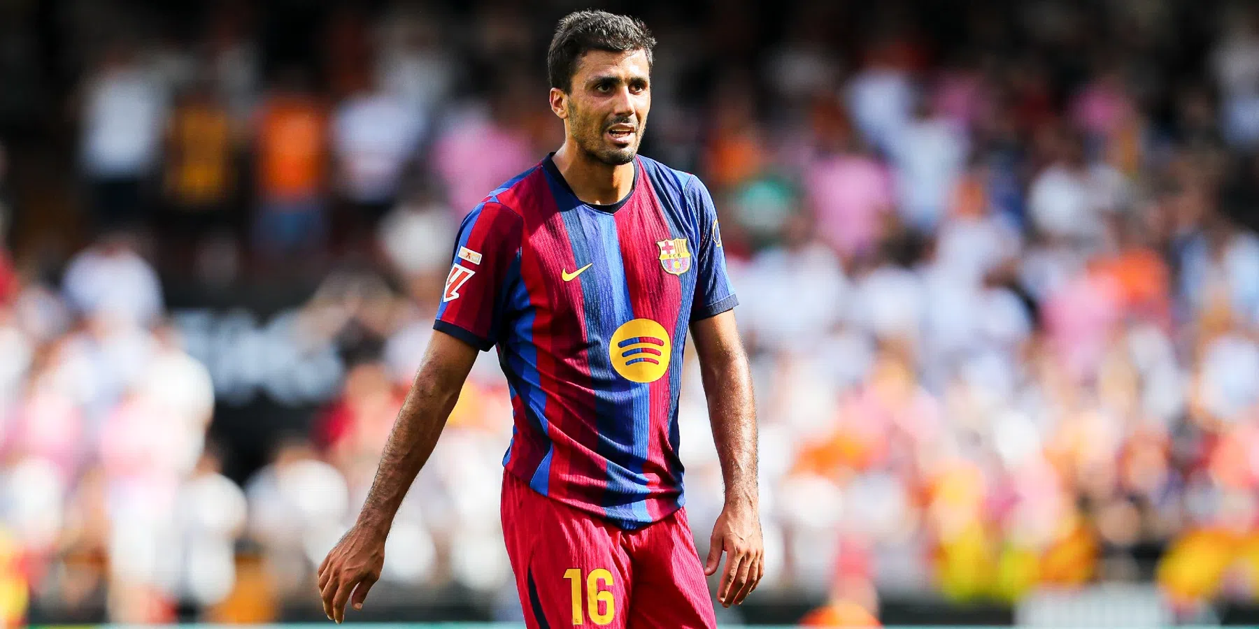 Rodri krijgt lof van Spaanse media na basisdebuut voor Barça