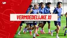 Thumbnail for article: Vermoedelijke opstellingen Club Brugge en Aston Villa: Leko wisselt toch na Lommel-winst
