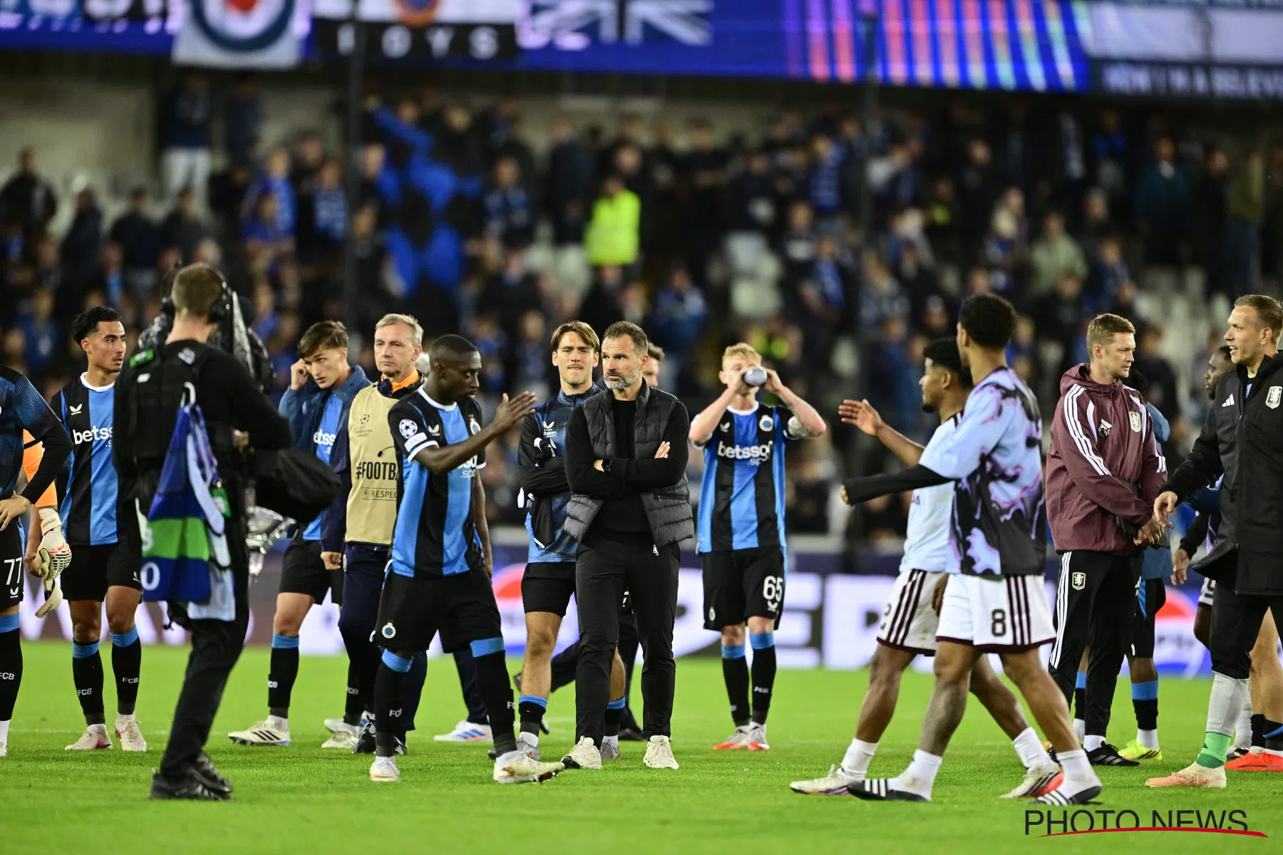 Club Brugge-fans halen uit na nederlaag tegen Aston Villa