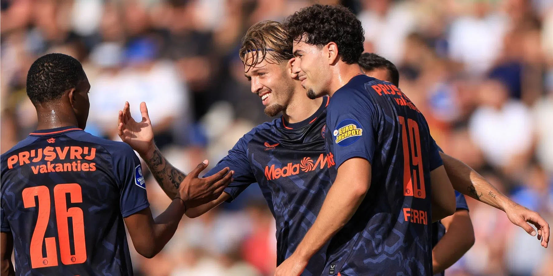 Luciano Valente prijst Ferri en Read na zevenklapper Feyenoord