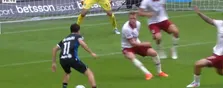 GOAL: Virgili ramt op prachtige wijze zijn eerste treffer binnen voor Club Brugge