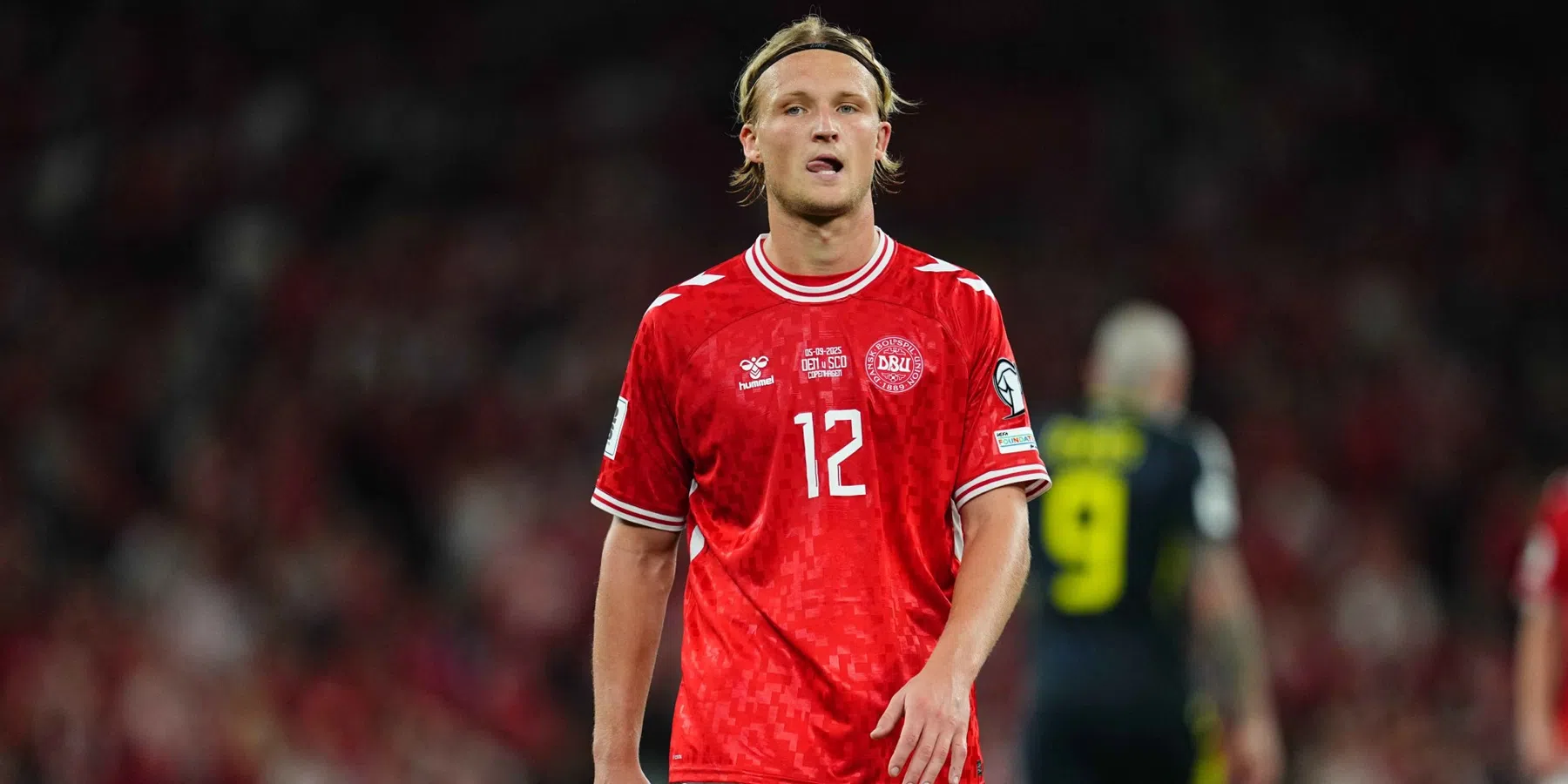 Kasper Dolberg is weer opgeroepen voor het Deense elftal