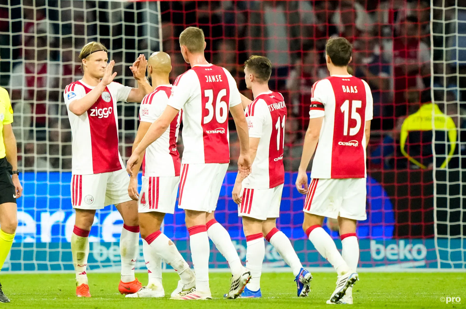 Dolberg onder de indruk van Ajax-teamgenoot Brandt