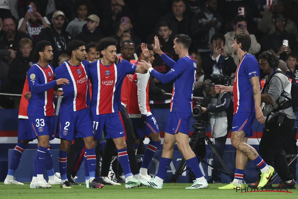 PSG defeats Le Mans 3-1 as Mika Godts makes first start