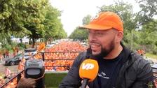 Qucee ziet Oranje-fans in Hamburg en is trots op Nederland: 'Zo'n klein landje'