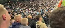 Geweldig: Twente-fans laten zich luidkeels horen bij duel van Manchester City