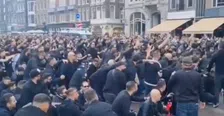 Bijzondere beelden: Besiktas-fans nemen straten in Amsterdam over