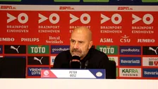 Geprikkelde Bosz op persconferentie geconfronteerd: 'Ga ik nooit meer doen'