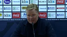 Thumbnail for article:  Koeman legt vinger op zere plek na remise tegen Bosnië: 'Dat was niet voldoende'