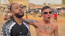 Memphis gespot in Ghana: 'Doe dit voor de kinderen, geef geen fuck om...'