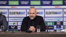 Thumbnail for article: Bosz wordt gevraagd naar Makkelie: 'Jij mag schrijven wat je wil, heerlijk man'