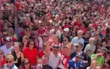 Thumbnail for article: Prachtige beelden: dit is het uitzicht van de PSV'ers vanaf de platte kar
