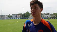 Jong Oranje-spits Van Bergen over geheime wapen: 'Heeft Lukkien me bij geholpen'