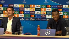 Thumbnail for article: Dumfries ziet eigen trainer op de muur hangen bij Ajax: 'Hebben het veel over...'