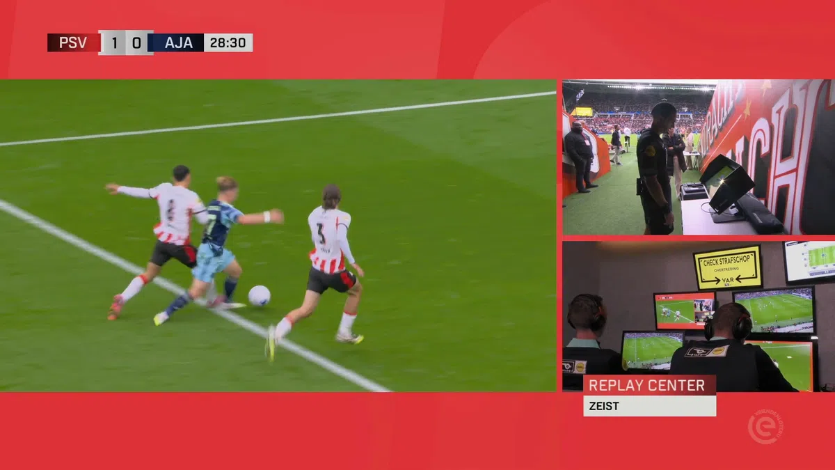 Oordeel zelf: VAR-ingreep leidt tot penalty voor Ajax in topper tegen PSV