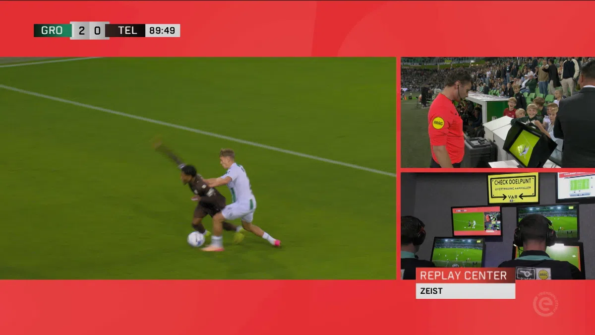 Het VAR-moment van de week: scheidsrechter keurt omstreden Groningen-goal goed
