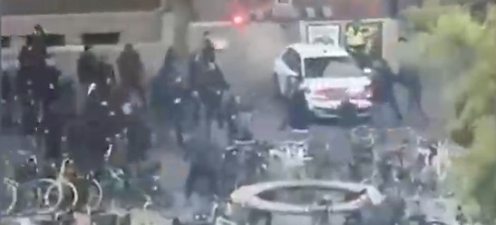 Chaos in Utrechtse binnenstad: confrontatie met Lyon-fans leidt tot vechtpartij
