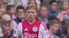 Thumbnail for article: Bizar moment Ajax: Edvardsen strikt veters, vrije trap Klaassen komt niet aan