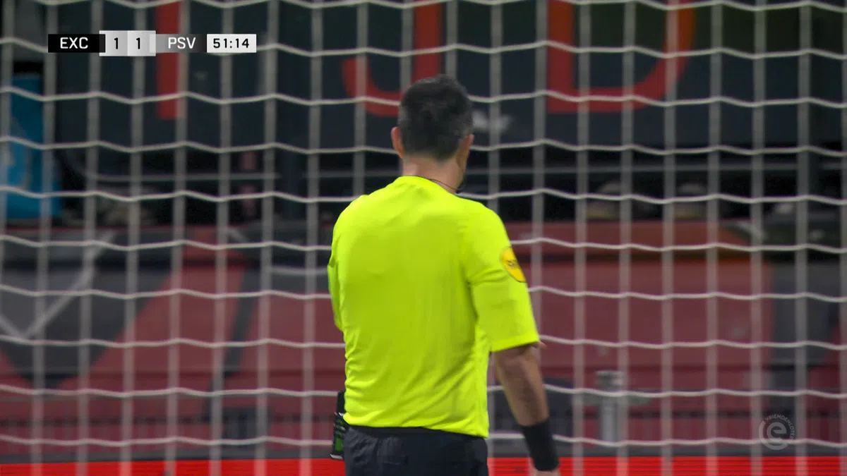 Hulp van Higler: Excelsior-goal tegen PSV om dubieuze reden afgekeurd