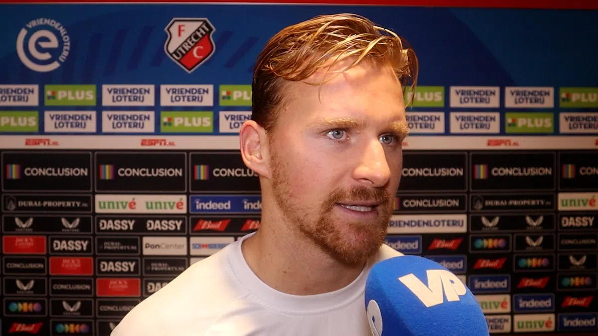 Haller worstelt met vorm bij FC Utrecht: 'Dan gaan we onze goals wel maken'