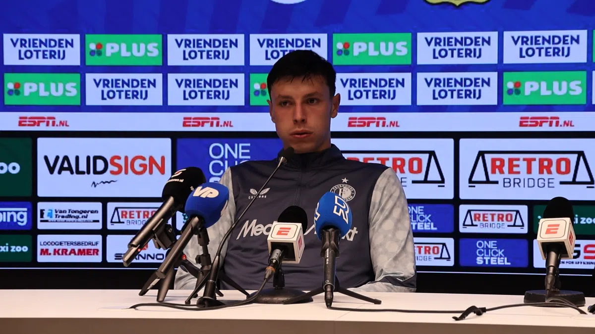 Feyenoord-verdediger aangeslagen: 'We hebben onszelf in de voet geschoten'