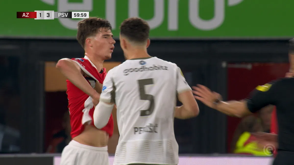 Het veelbesproken opstootje: Goes en Perisic vliegen elkaar in de haren