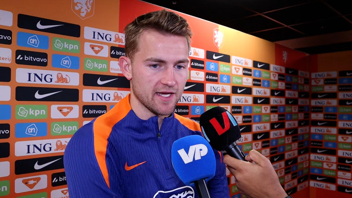 De Ligt grapt over Oranje-debutanten: 'Niet voor iedereen weggelegd'