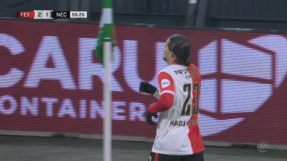 De beelden: bekritiseerde Hadj Moussa geeft fraaie assist bij Feyenoord