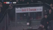 Thumbnail for article: De beelden: prachtig eerbetoon voor David di Tommaso in Galgenwaard