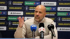 Thumbnail for article: Bosz fel na bekerzege: 'Dat vind ik zo'n onzin! Dan hoor je niet bij PSV thuis'