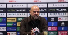 Bosz oordeelt over rode kaart Mijnans: 'Met de jongens over gehad in kleedkamer'