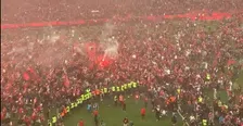 Thumbnail for article: Fantastische beelden: immense pitch invasion bij kampioen Leverkusen