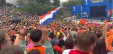 Thumbnail for article: Oranje-fanzone in München leeft mee: vreugde na goal van Gakpo